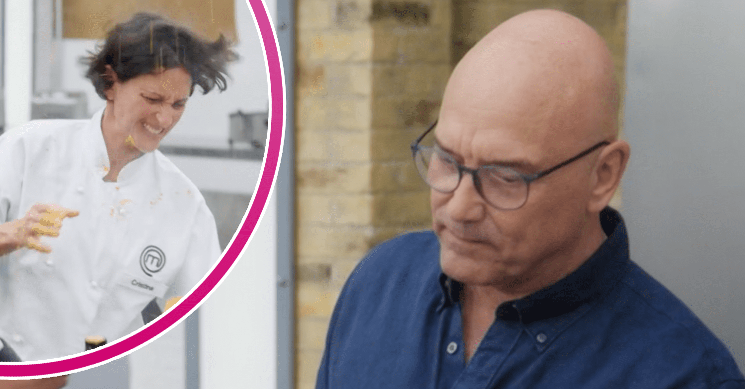 Cristina from MasterChef gets help from Gregg Torode
