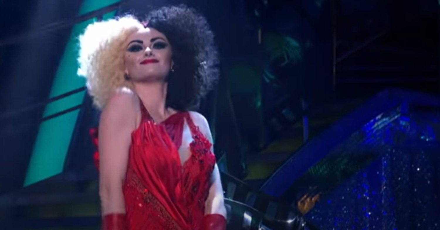 Coronation Street's Katie McGlynn is dressed up as Cruella de Vil on Strictly