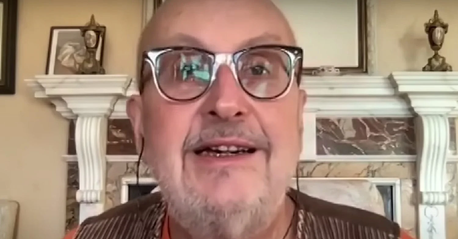 Dave Myers speaking to camera