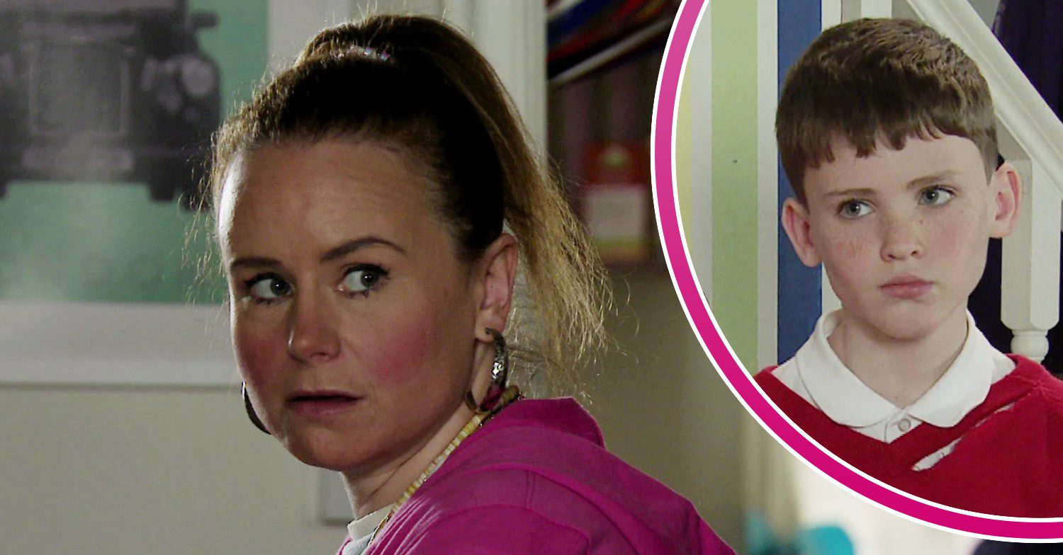 Gemma looks worried on Coronation Street; inset, Joseph (Credit: ITV/Composite: ED!)