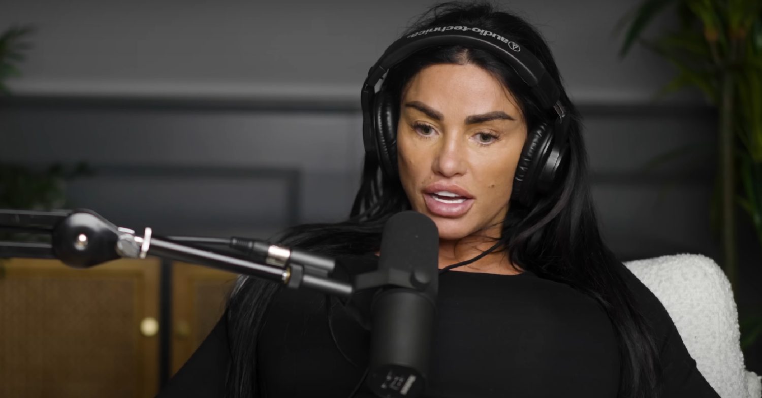 Katie Price talks about her near-death experiences on a podcast