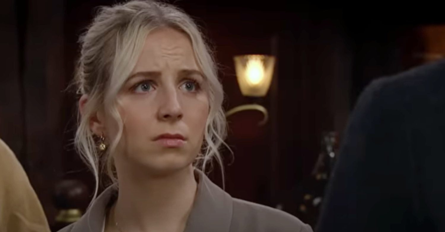 Emmerdale's Belle is angry