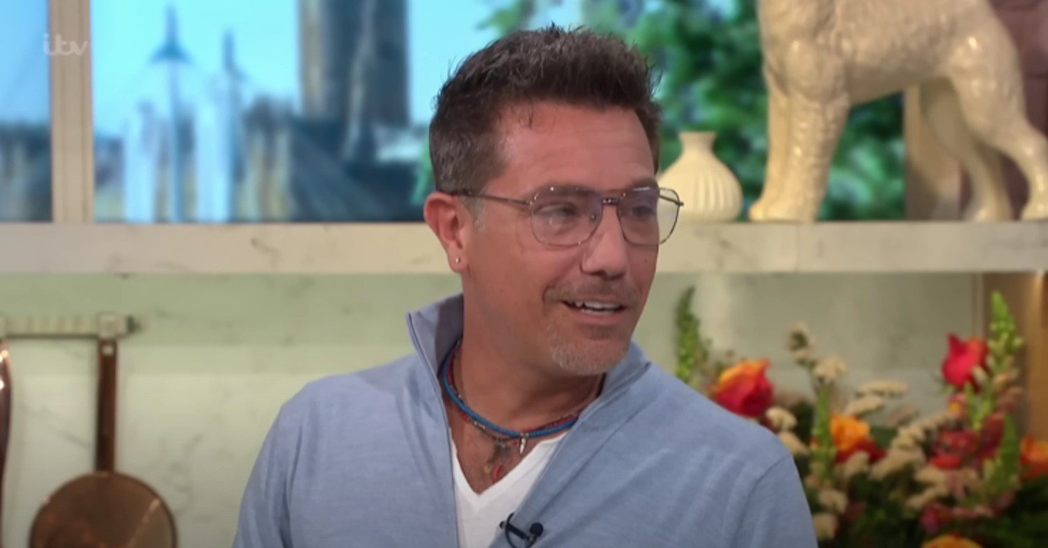Gino D'Acampo talking on This Morning
