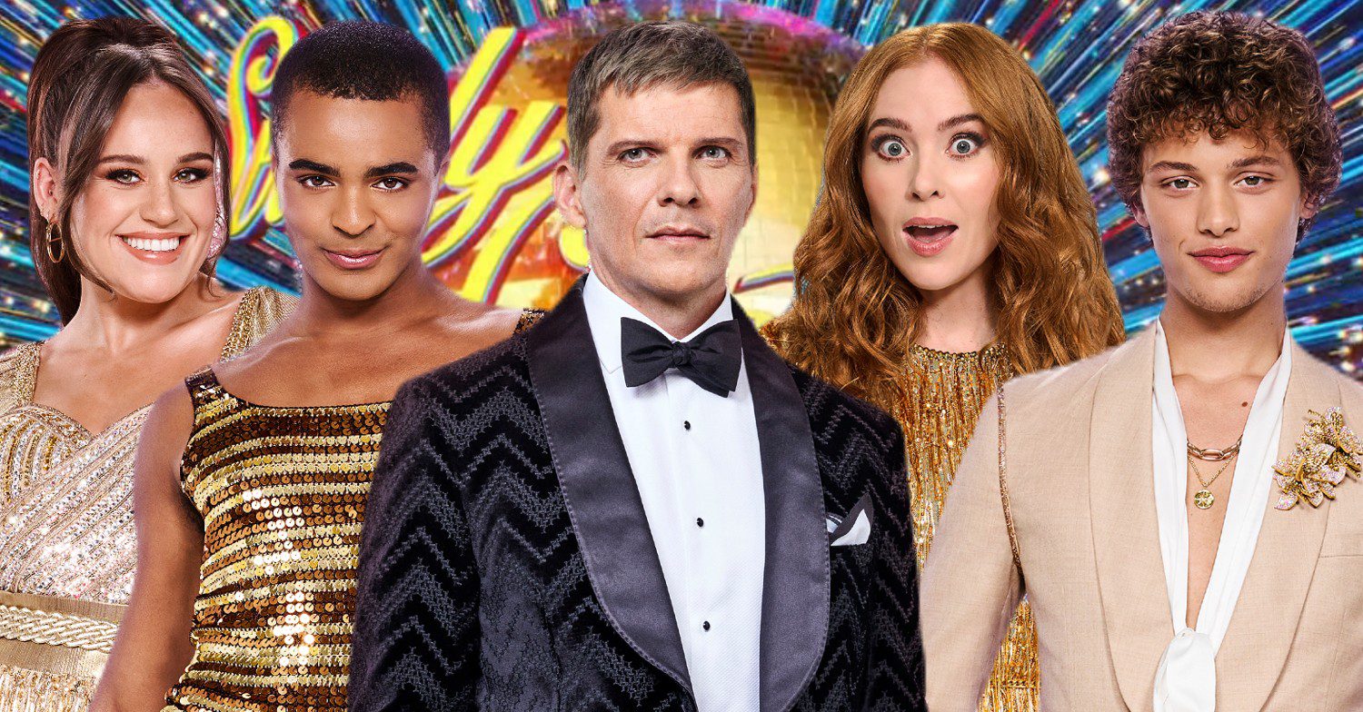 Strictly 2023 stars Ellie Leach, Layton Williams, Nigel Harman, Angela Scanlon and Bobby Brazier