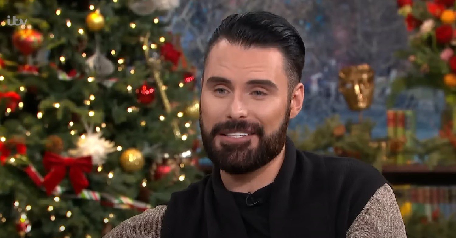 Rylan Clark speaking on This Morning