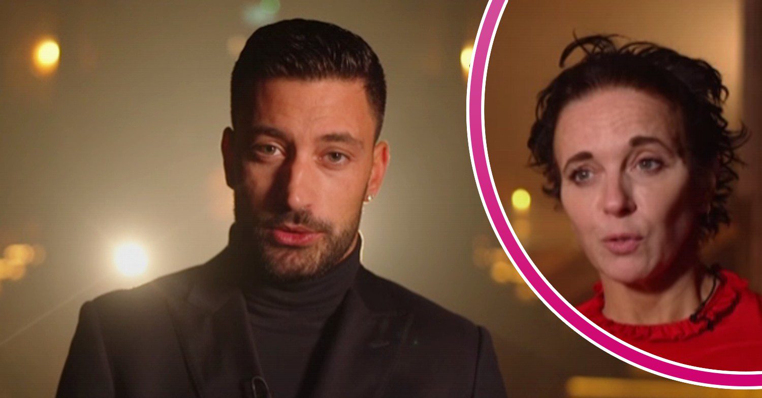 Composite of Giovanni and Amanda on Strictly (Credit: BBC/Composite: ED!)
