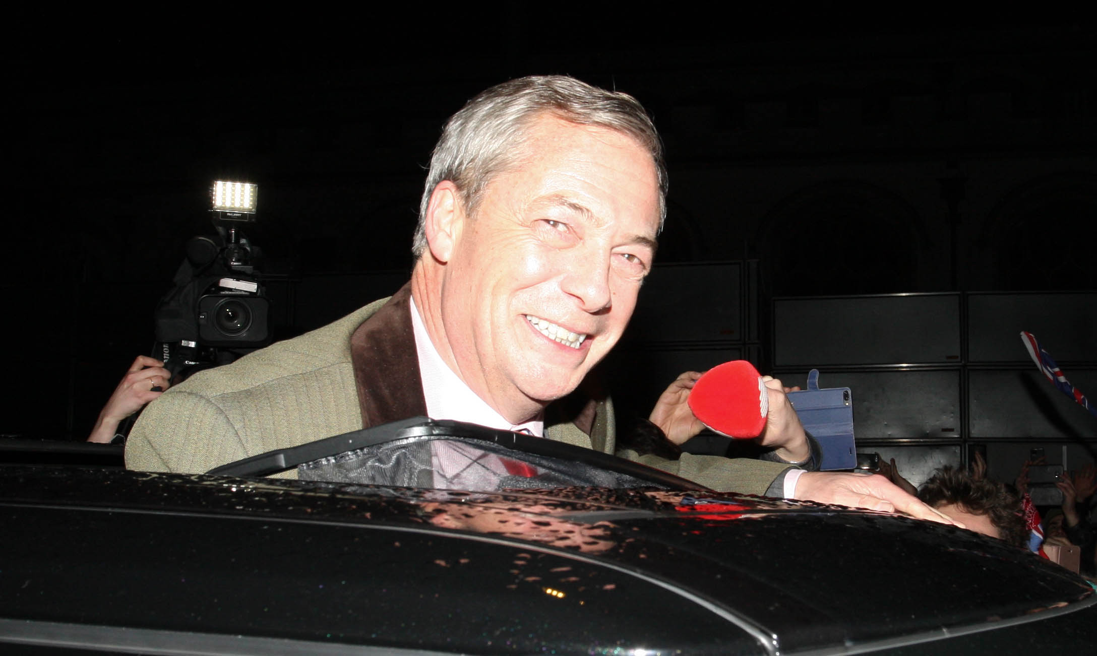 Nigel Farage is reportedly in talks to star in I'm A Celebrity this year (Credit: Splash)