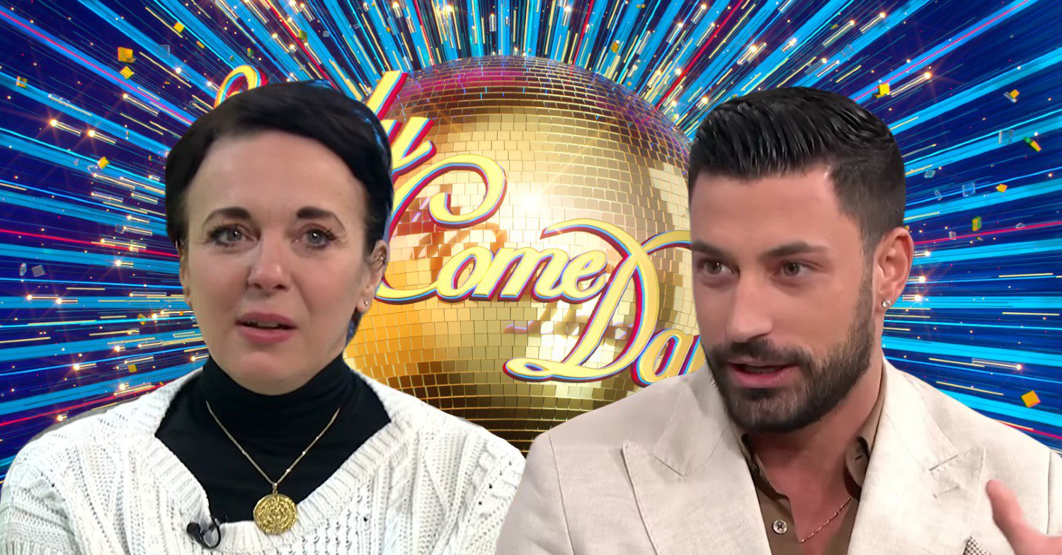 Strictly logo with Giovanni and Amanda