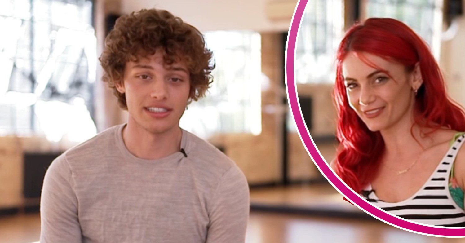 Bobby Brazier and Dianne Buswell on Strictly