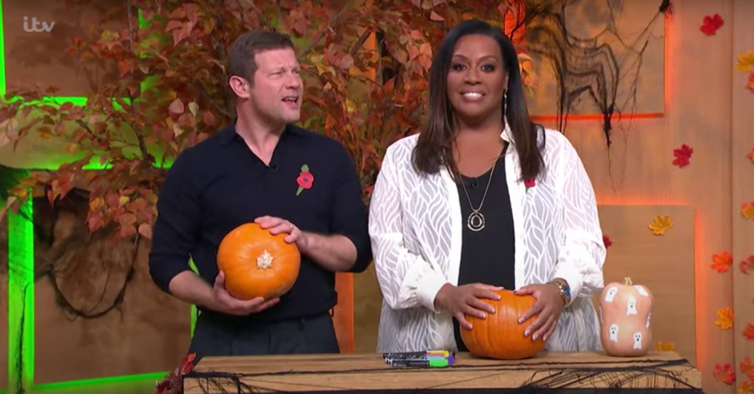 Dermot O'Leary and Alison Hammond hosting This Morning recently