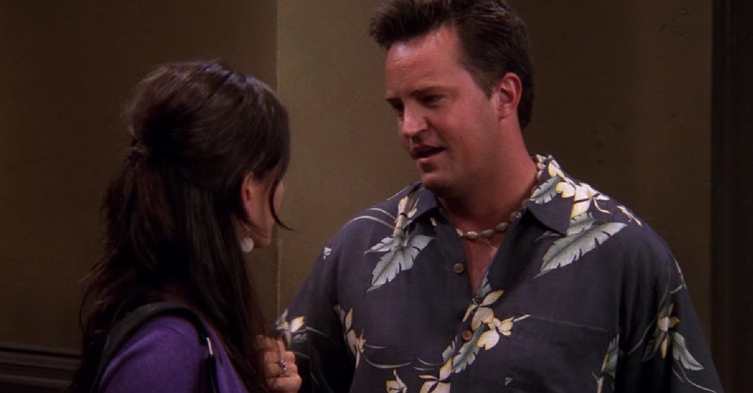 Matthew smiling on Friends