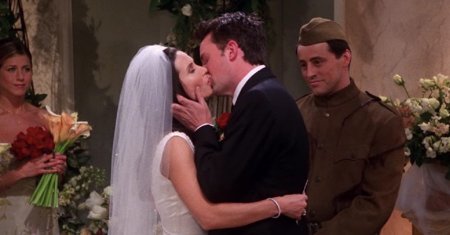 Monica and Chandler getting married
