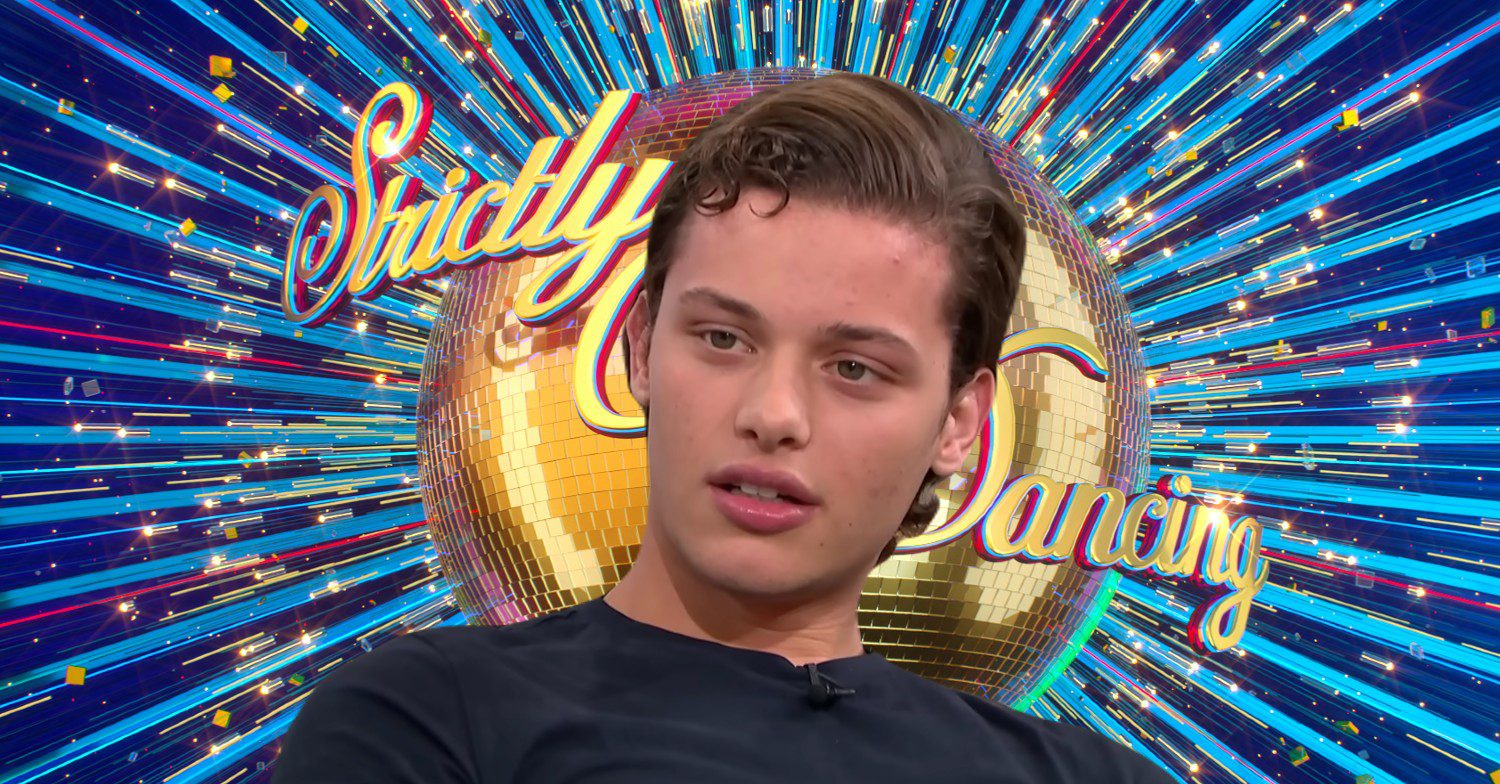 Strictly logo with Bobby Brazier