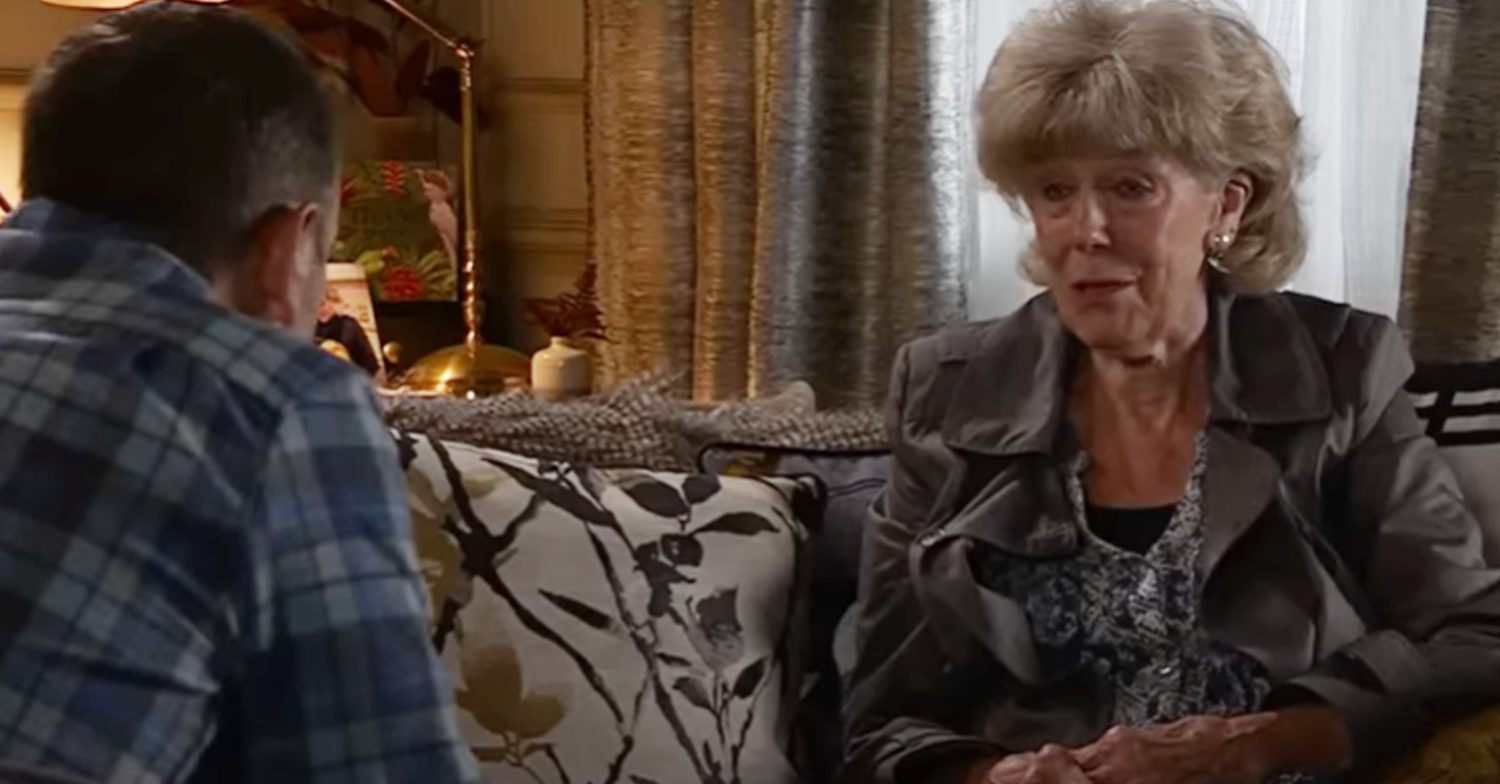 Coronation Street's Audrey and Peter are speaking to each other