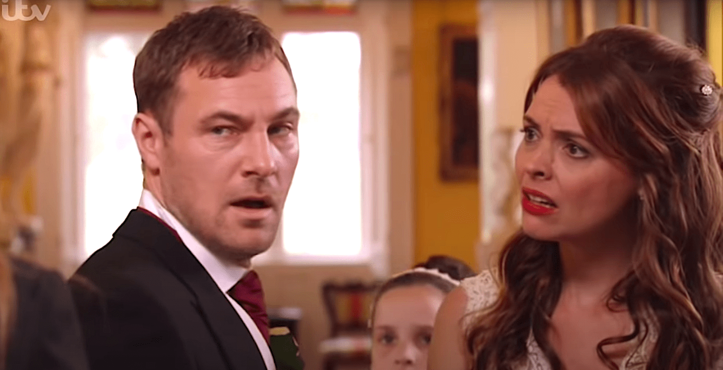 Carla and Rob in Coronation Street