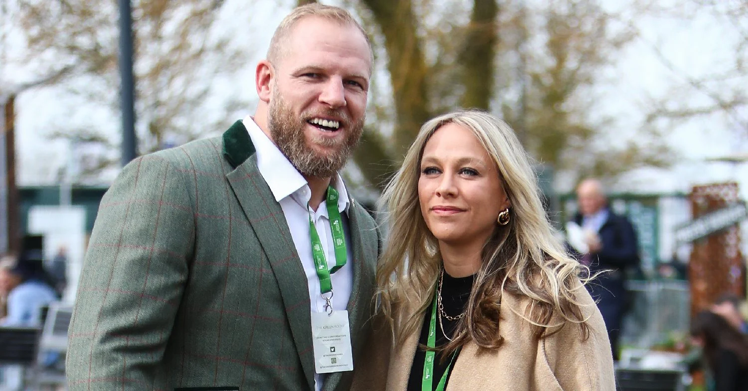 Chloe Madeley and James Haskell