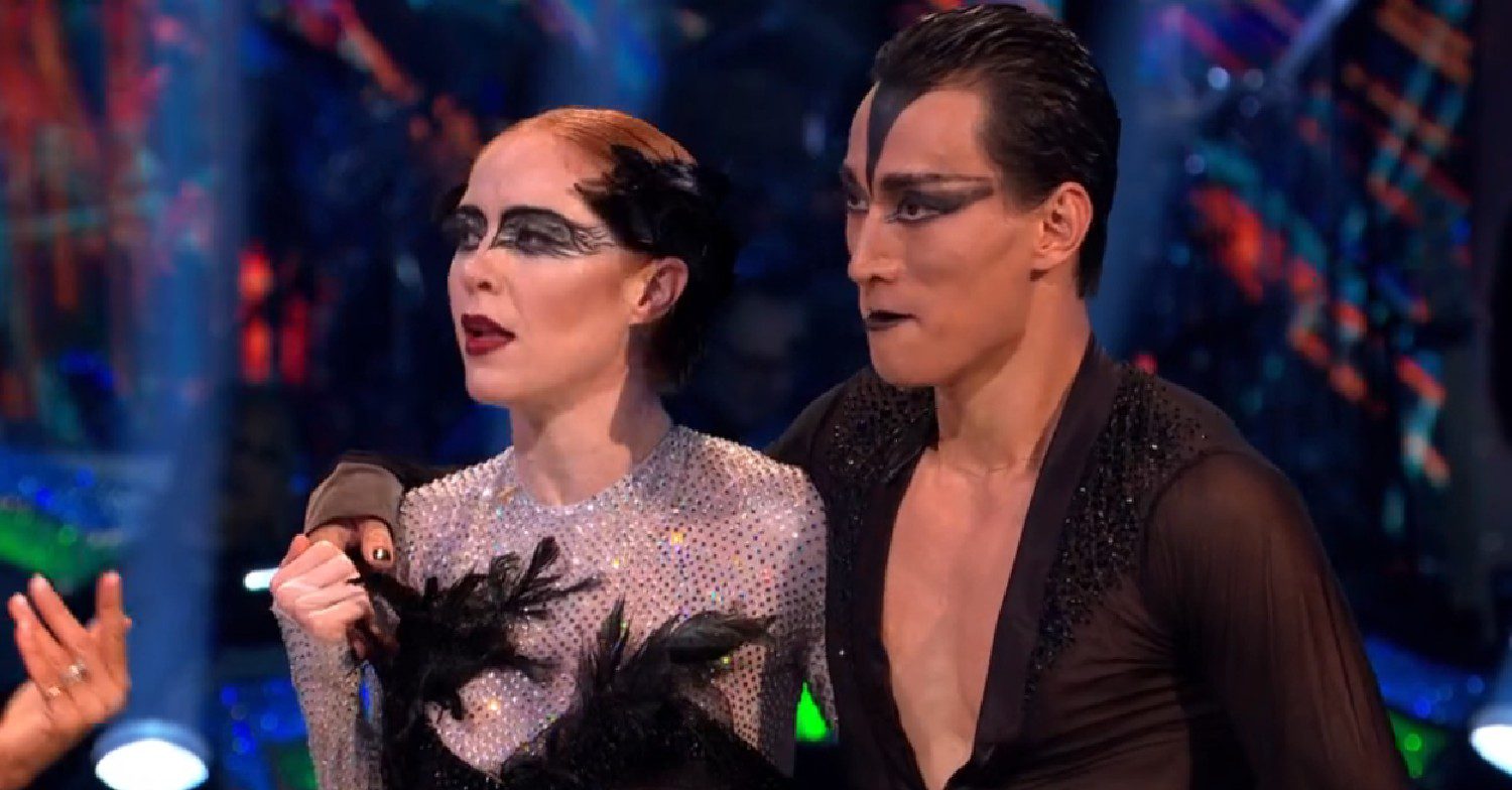 Angela Scanlon and Carlos Gu on Strictly