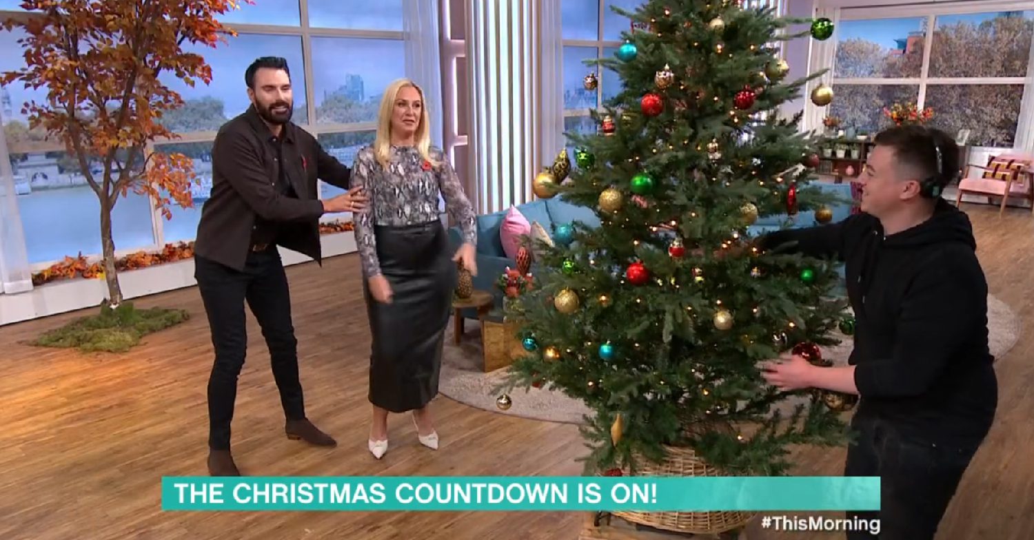 Rylan Clarke and Josie Gibson groove on Mariah Carey's All I Want For Christmas