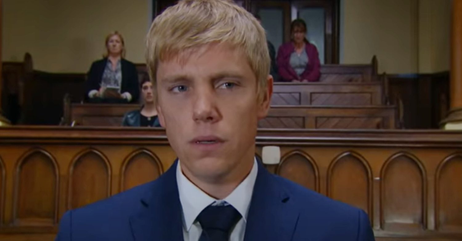 Emmerdale's Robert is in court