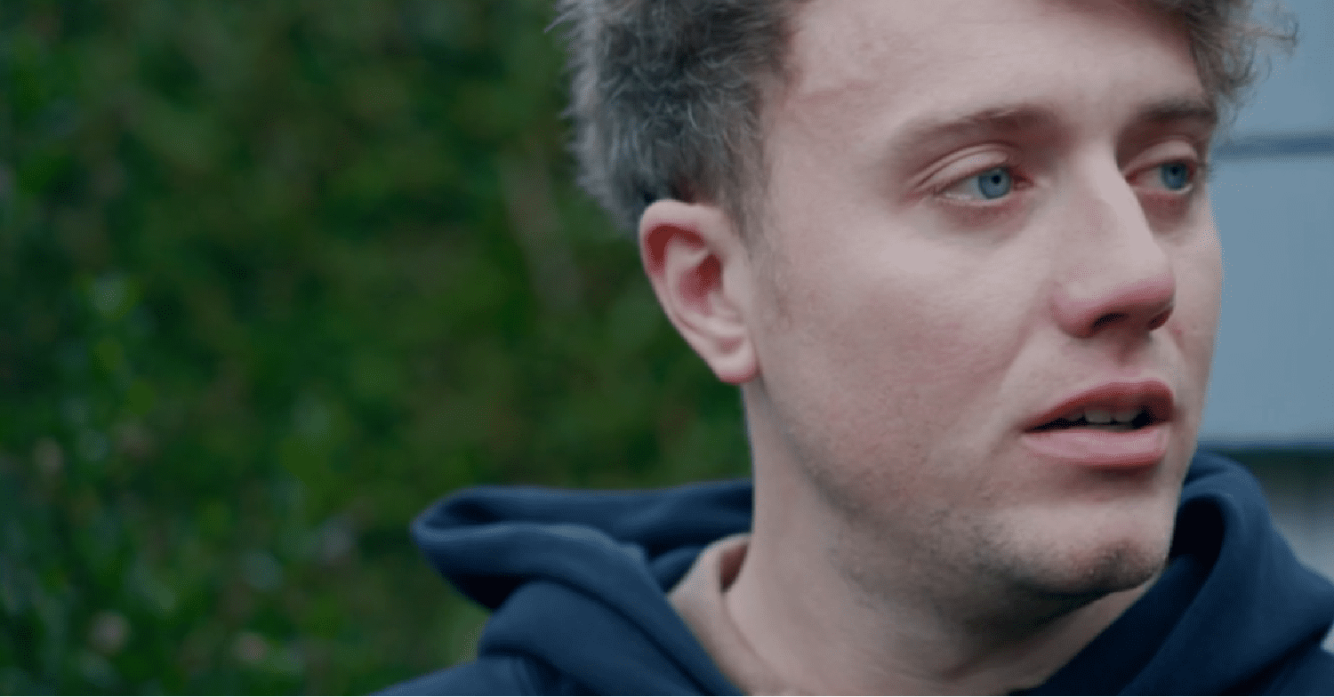 Roman Kemp getting emotional in BBC documentary