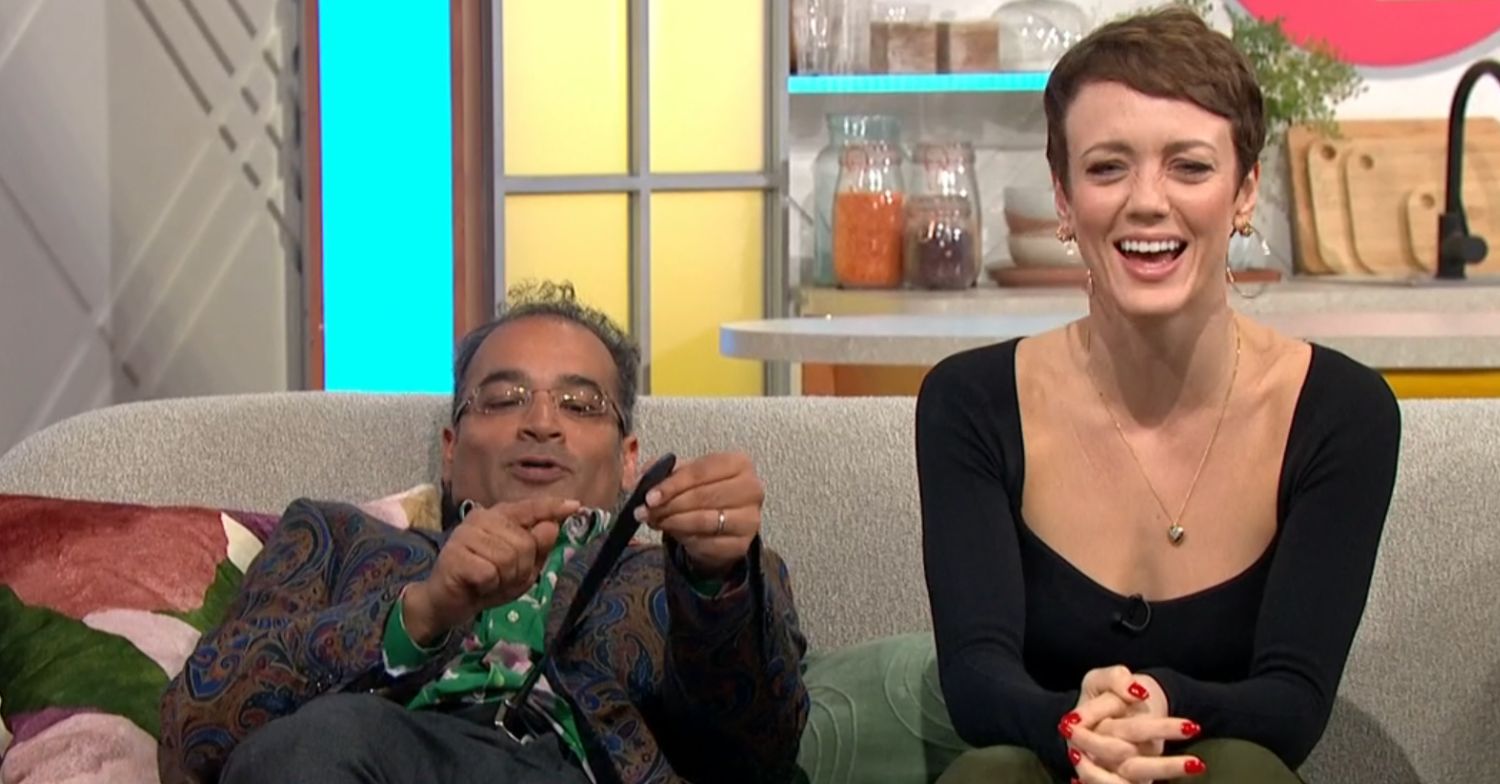 Krishnan Guru-Murthy and Lauren Oakley on Lorraine