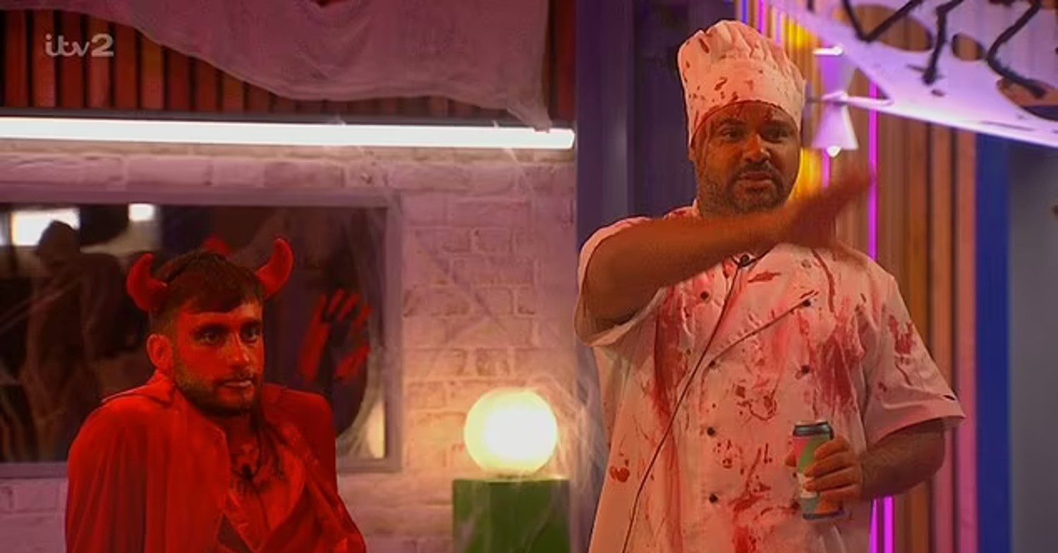 Big Brother fright night: Dylan and Trish row