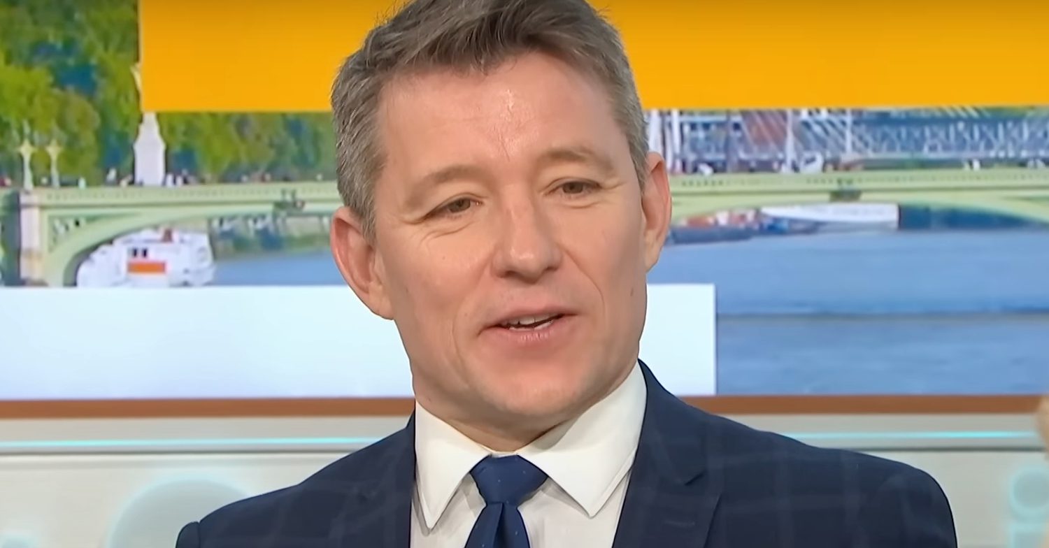 Ben Shephard smiles as he talks to Daisy May Cooper on GMB