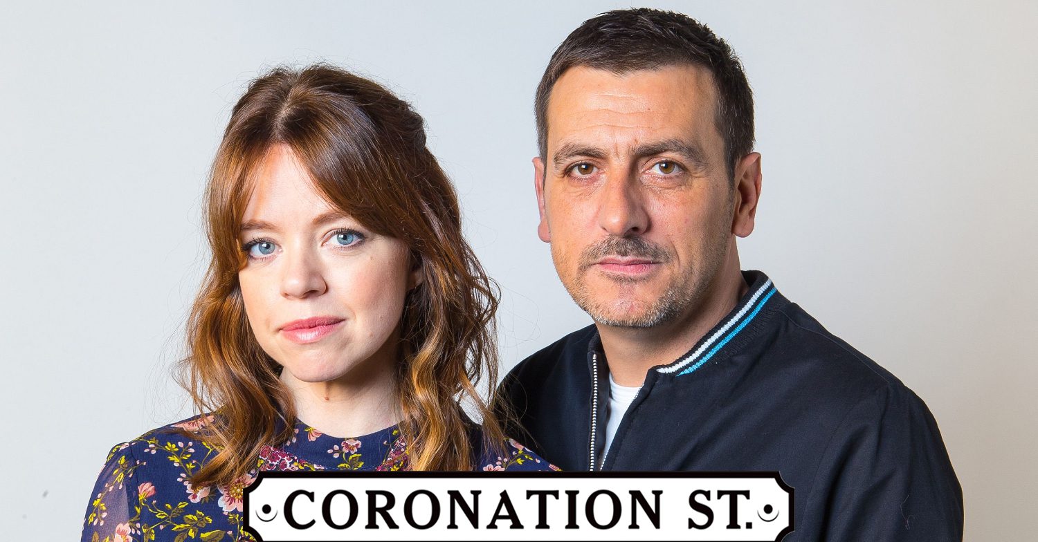 Coronation Street's Peter, Toyah, the Coronation Street logo