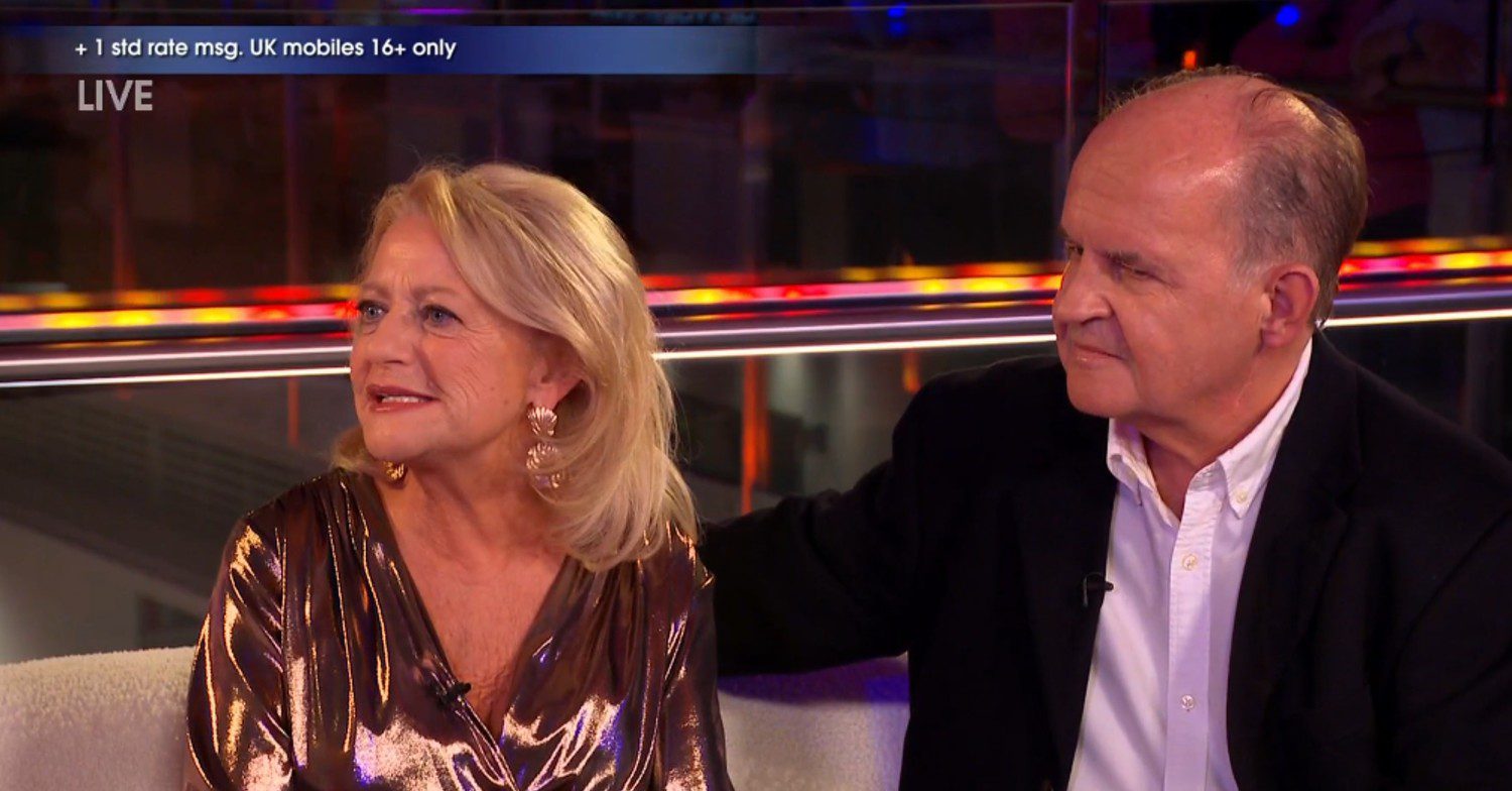 Deborah James' parents talking in an interview