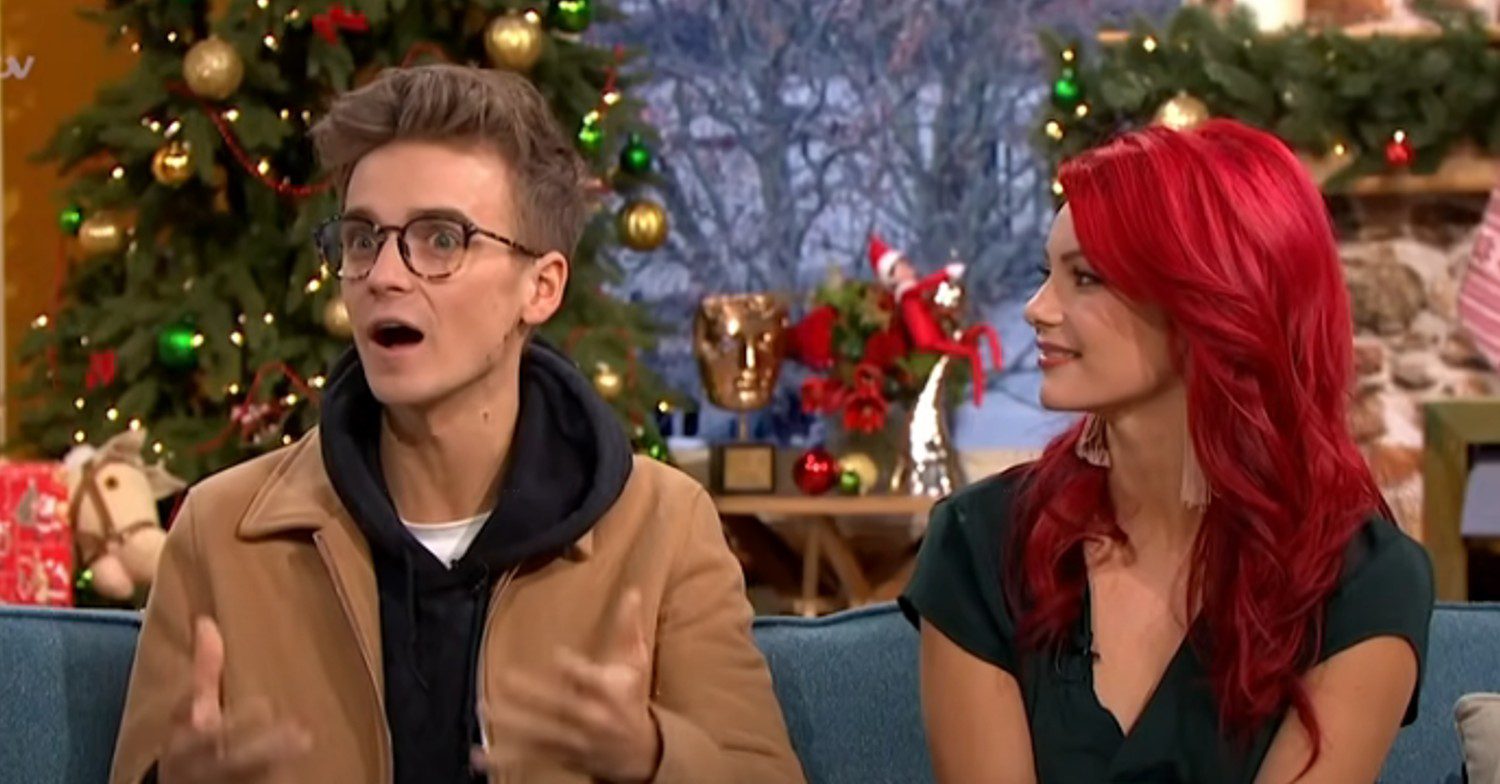 Joe Sugg and Dianne Buswell on This Morning