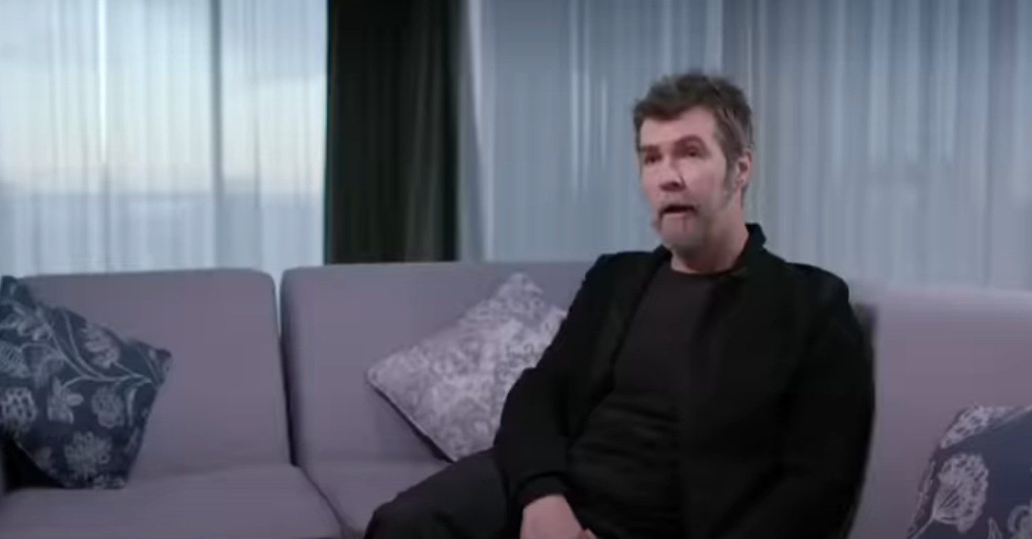 Rhod Gilbert talking on Stand Up To Cancer