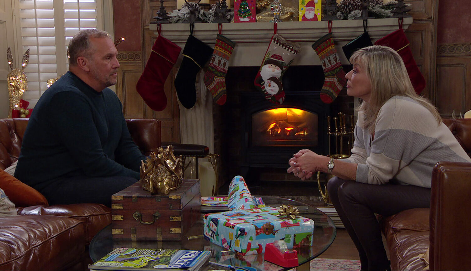 Christmas wasn't great for Will and Kim last year - nor the fans (Credit: ITV)