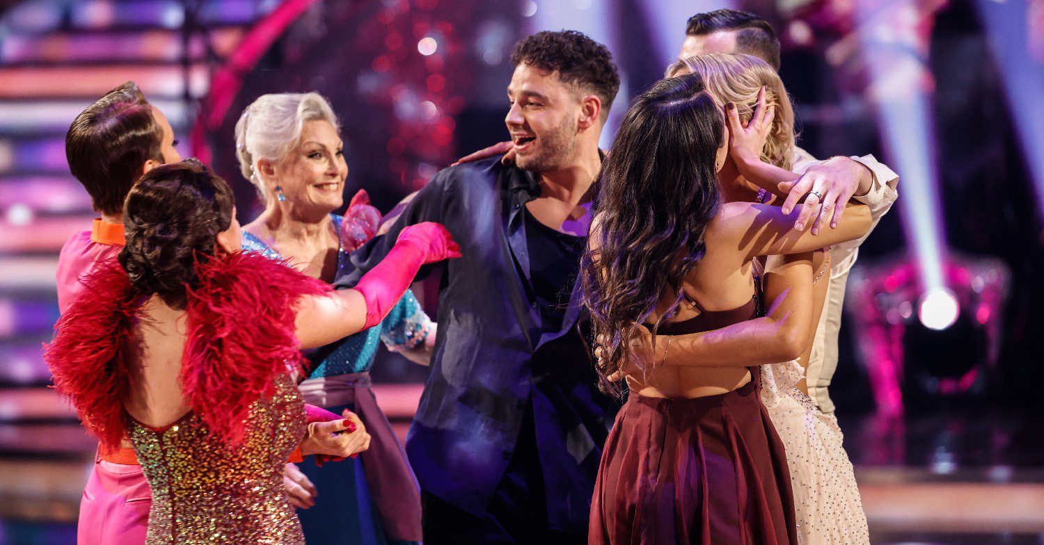 Adam Thomas and Angela Rippon on Strictly 