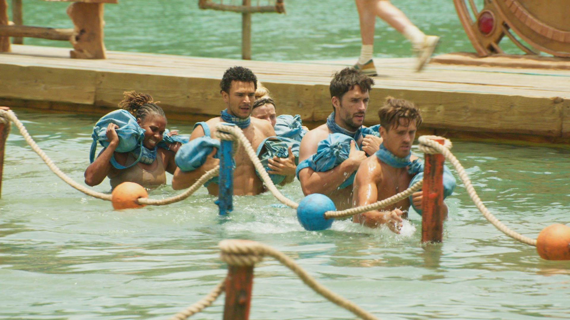Caleton lost the challenge in Survivor UK