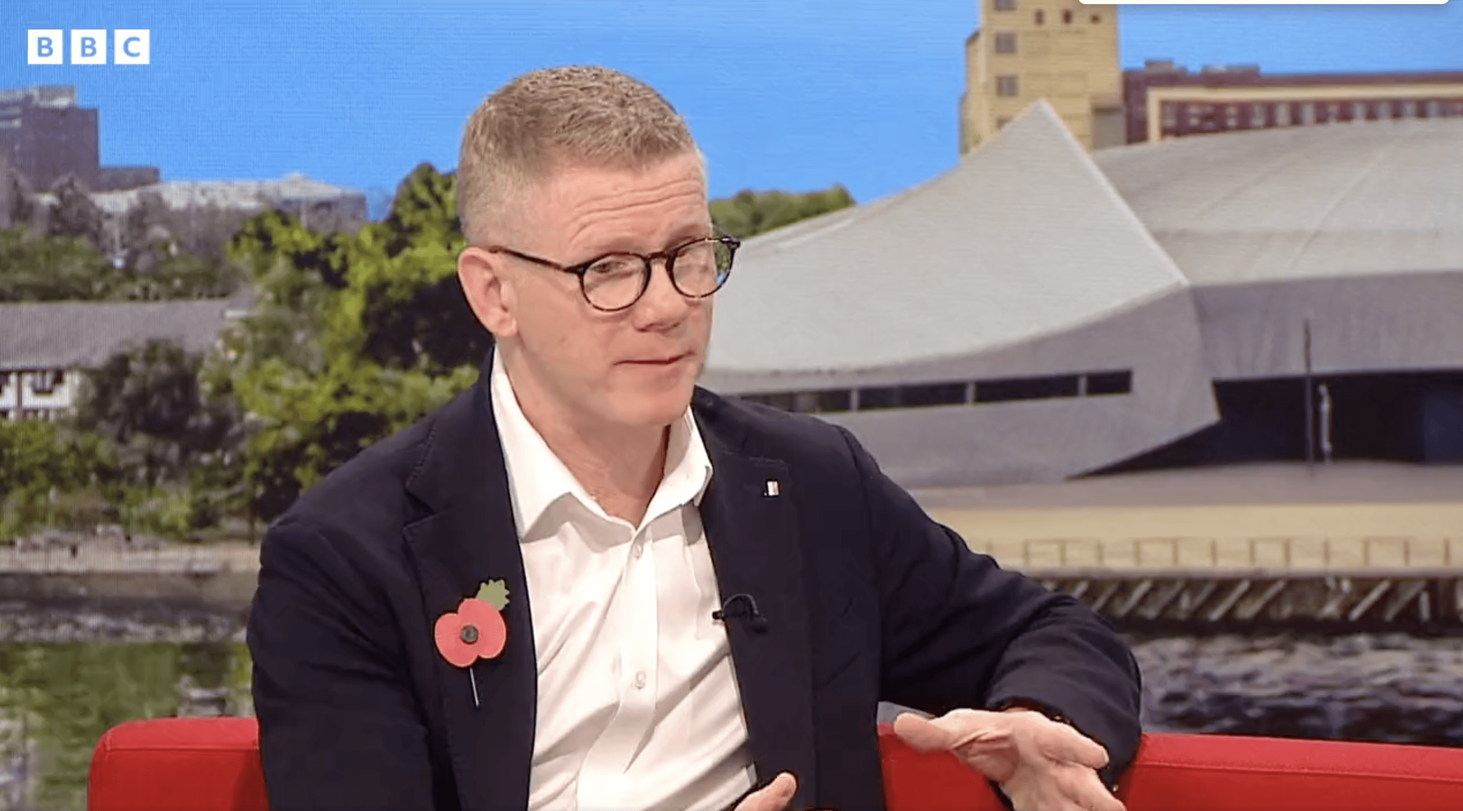 Richard McCann appeared on BBC Breakfast