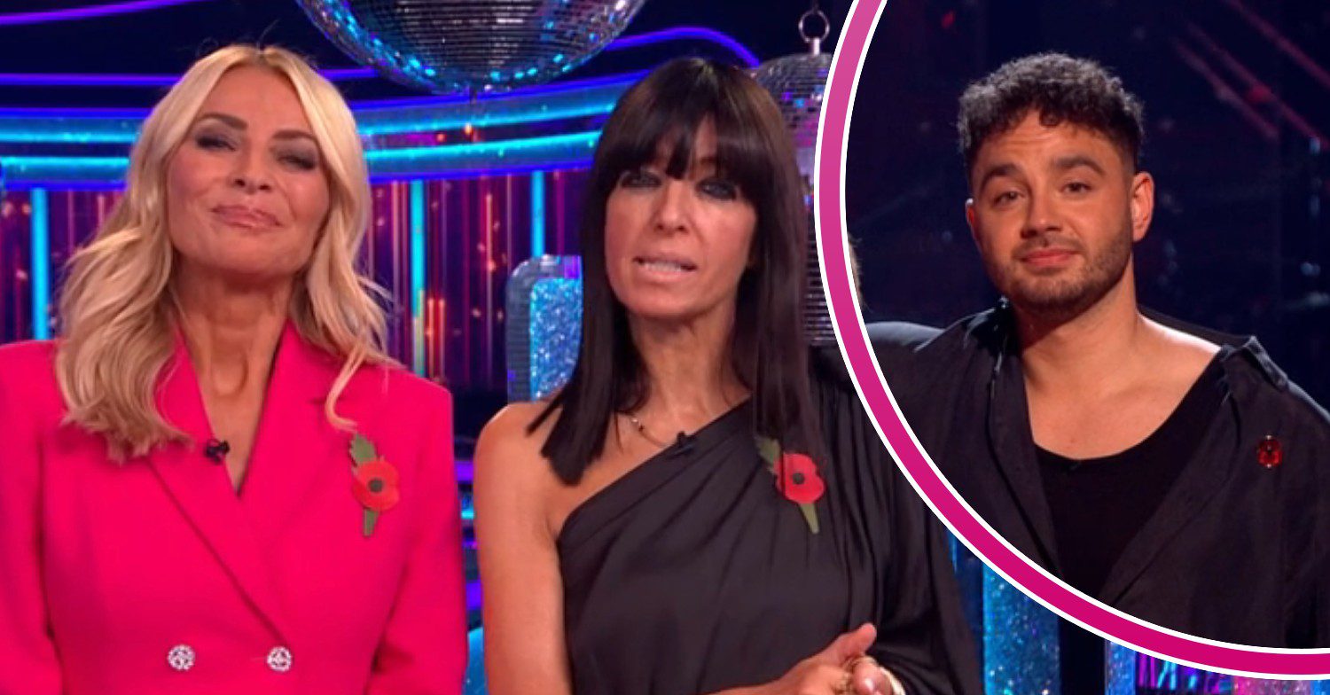 Tess Daly and Claudia Winkleman on Strictly