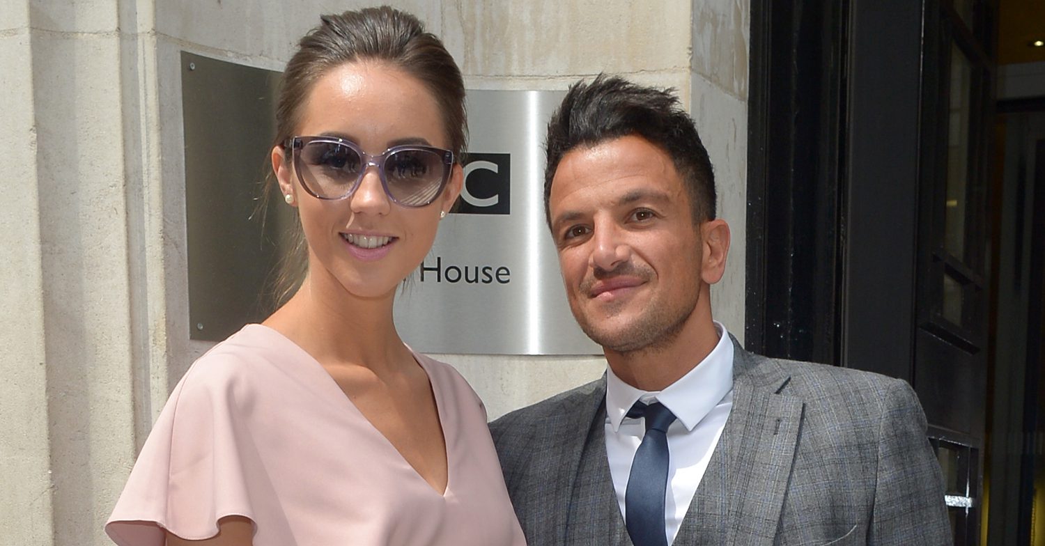 Peter Andre and Emily arrive at BBC Studios