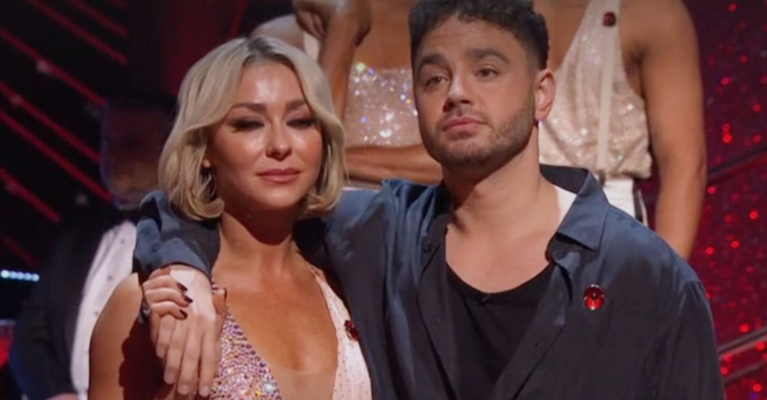 Adam Thomas and Lupa were voted off Strictly Come Dancing 