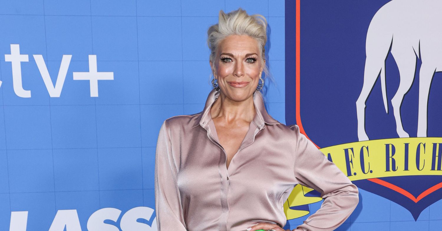 Hannah Waddingham smiling on the red carpet