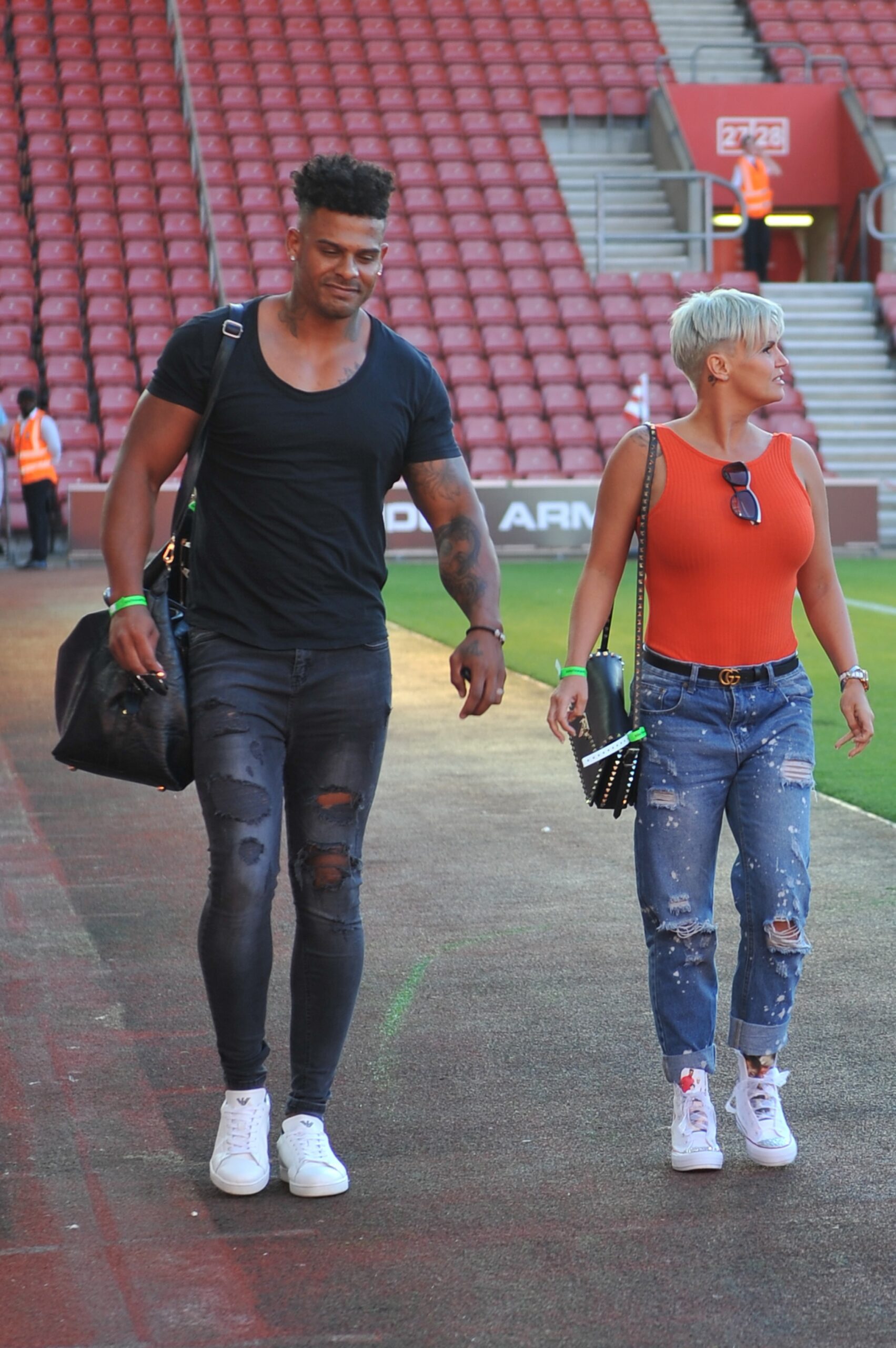 George Kay and Kerry Katona