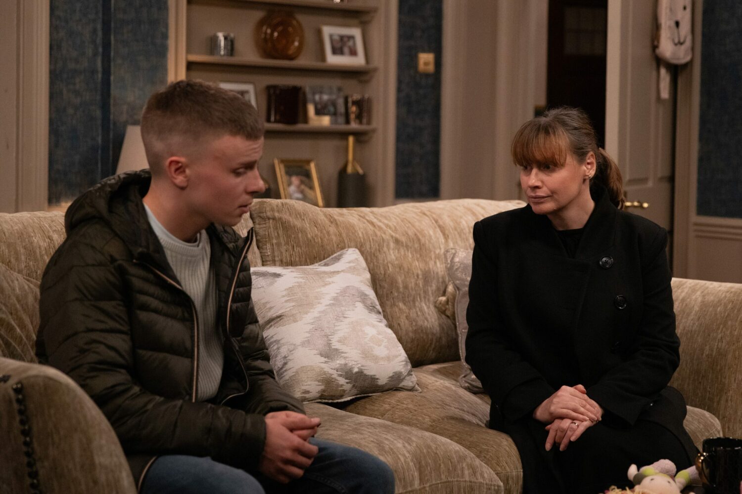 Emmerdale's Samson and Lydia are talking