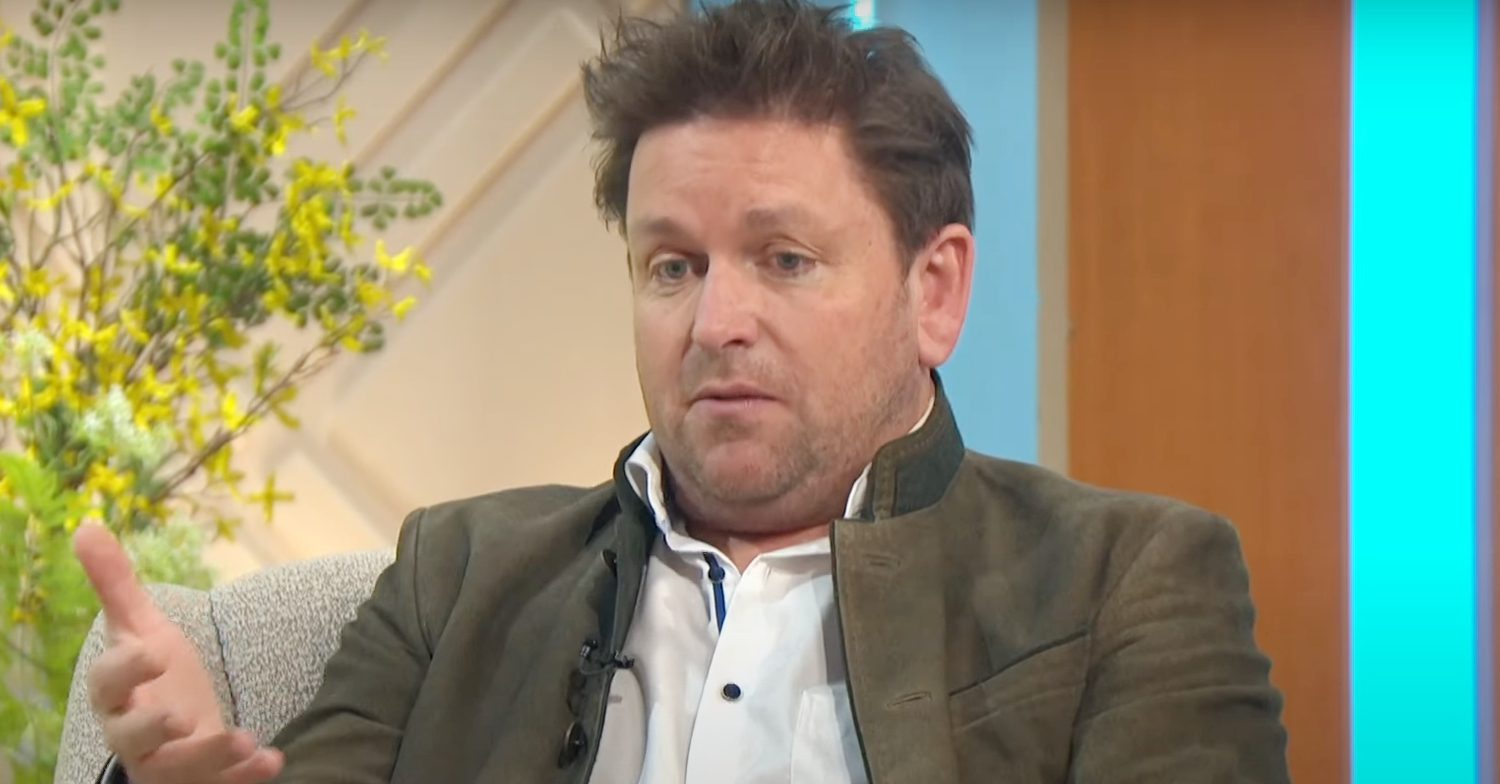 James Martin talks about his iconic chocolate cake with fudge