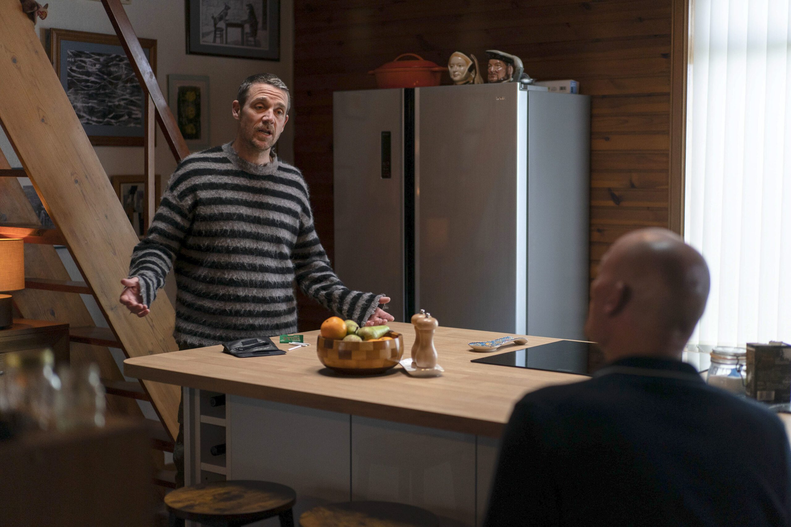 Jamie Sives as Cal Innes in Shetland