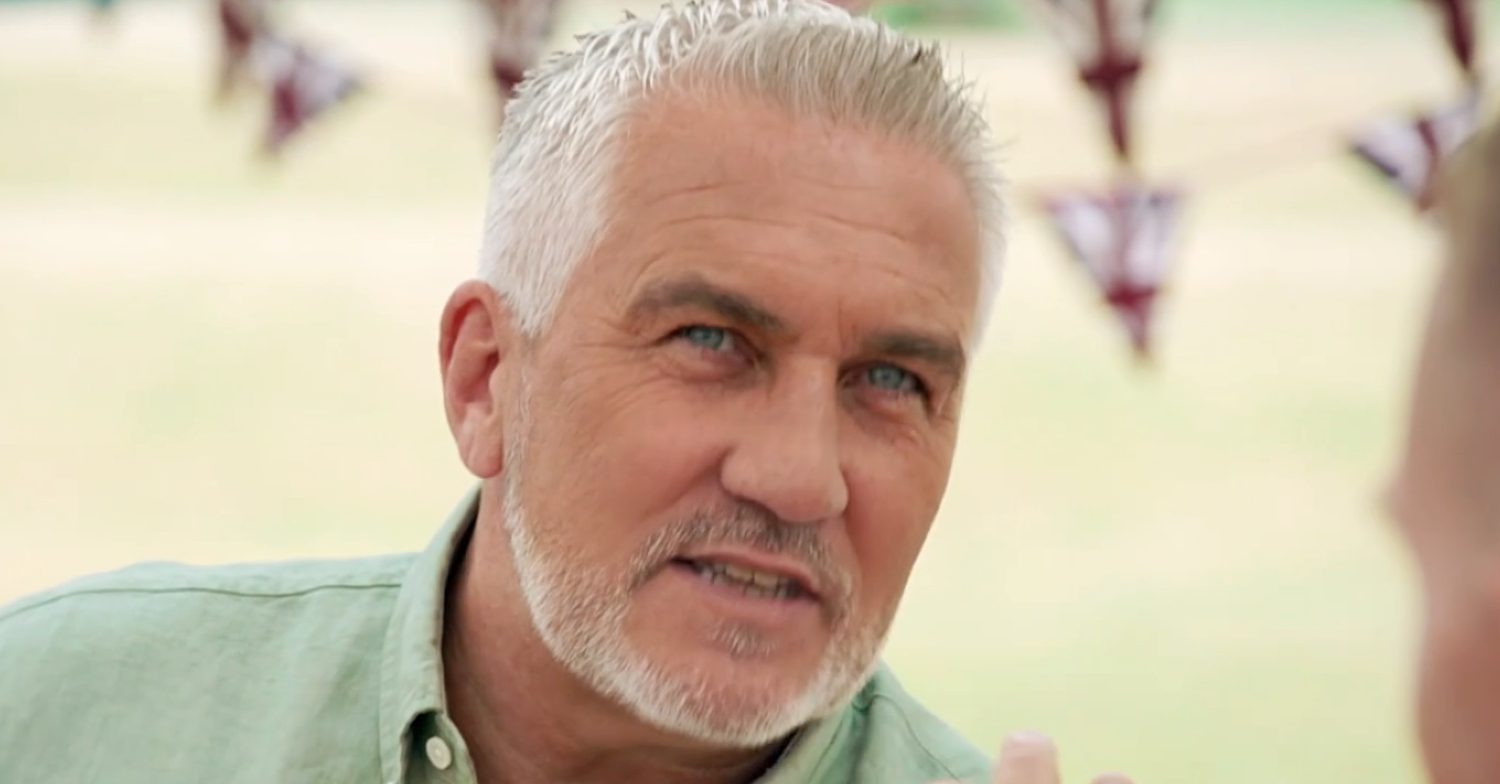 Paul Hollywood speaking on the Great British Bake Off