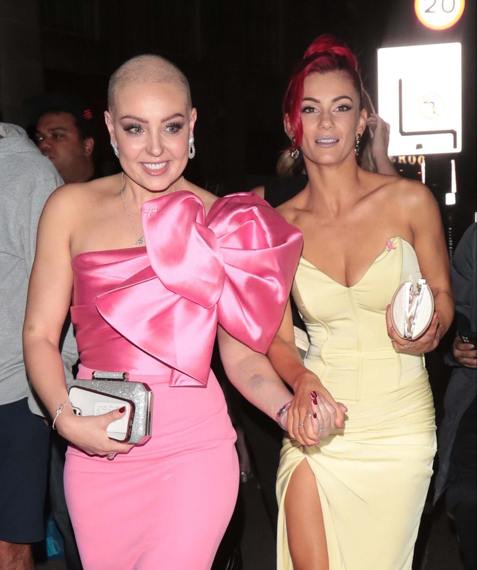 Amy Dowden and Dianne Buswell leaving Pride of Britain Awards