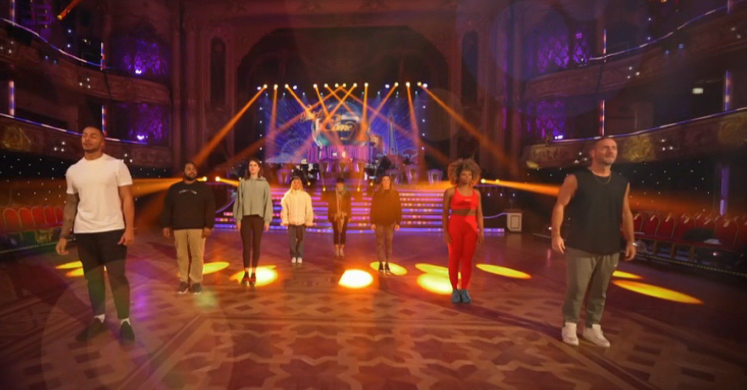 Celebs dancing on the Blackpool ballroom