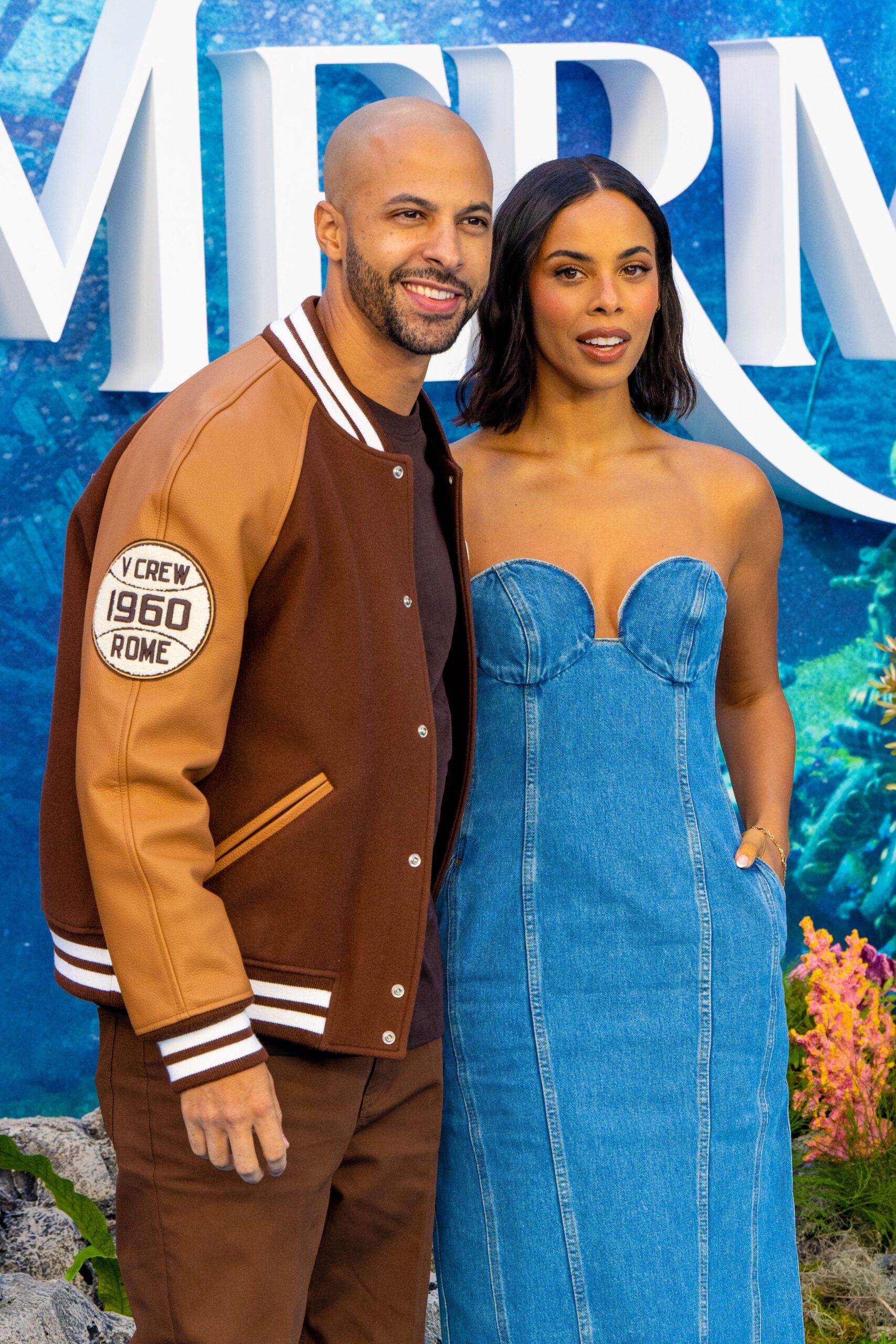 Marvin Humes and Rochelle Humes on the red carpet