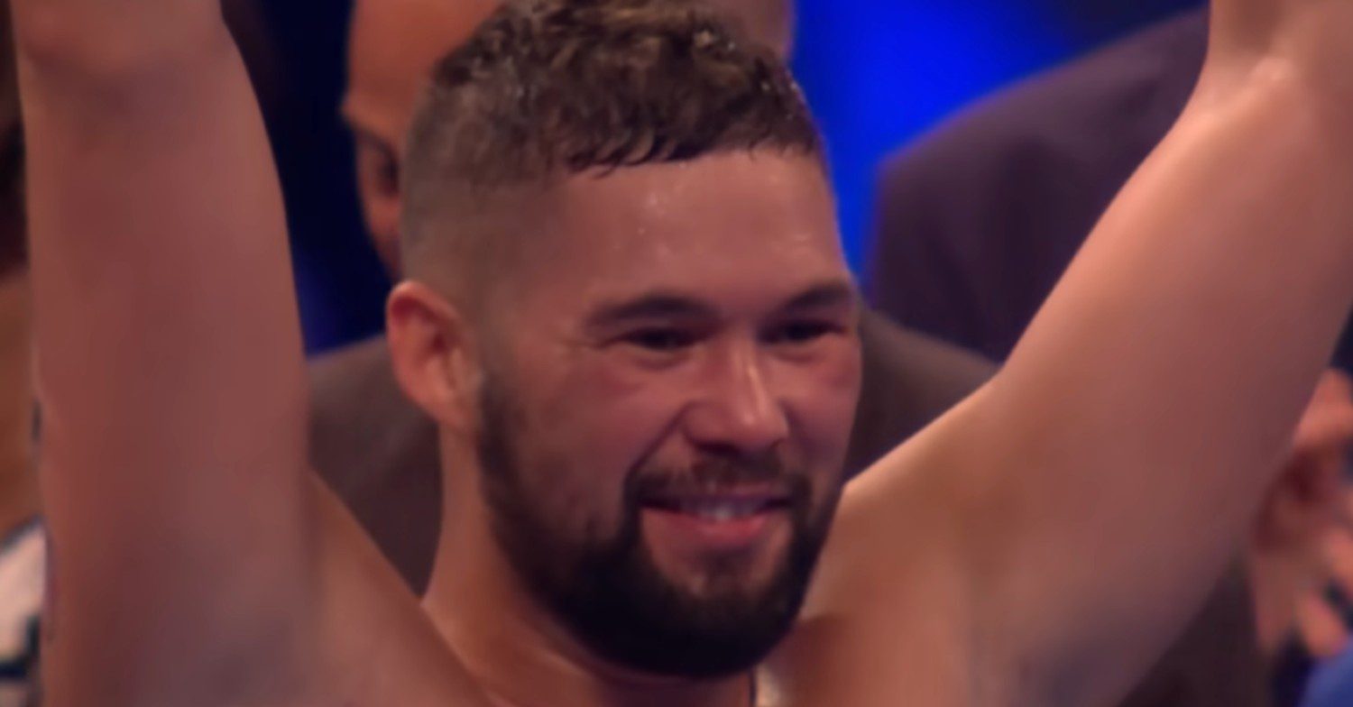 Tony Bellew after winning fight
