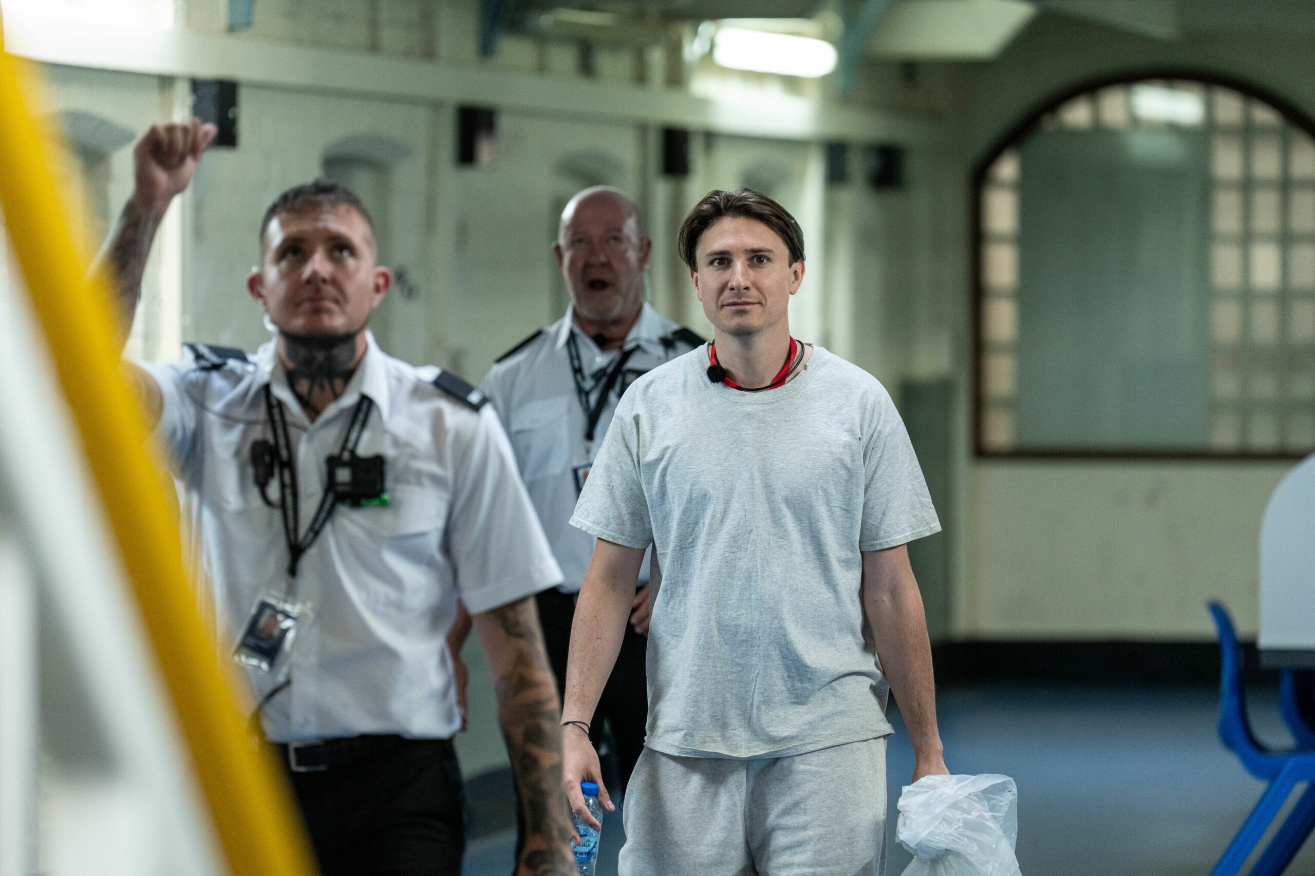 Tom Rosenthal arrives in HMP Shrewsbury in Banged Up