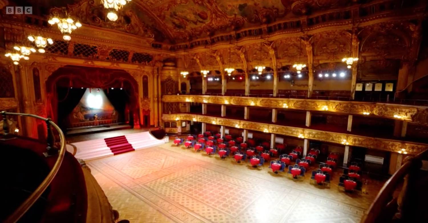 A view of the Blackpool Tower Ballroom